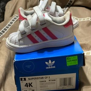 Adidas sneakers toddler size 4